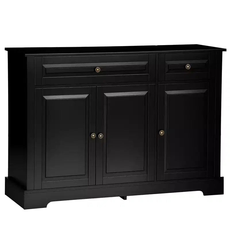 Sideboard Buffet Cabinet, Modern Accent Cabinet with 2 Drawers and Adjustable Shelves, Entryway Cabinet
