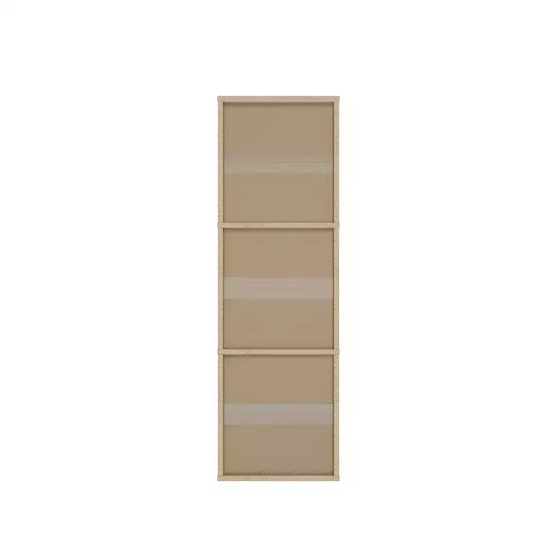 Libreria Etagere a 3 Ripiani Rovere Naturale / Bianco – Montaggio Monoposto