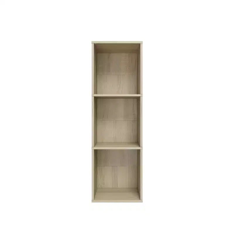 Homez 37.52 in. Tall Wood 3-Shelf Etagere Bookcase