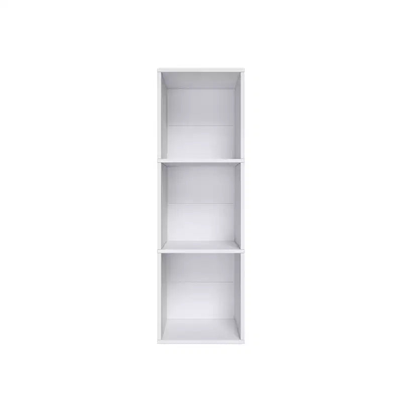 Libreria Etagere a 3 Ripiani Rovere Naturale / Bianco – Montaggio Monoposto