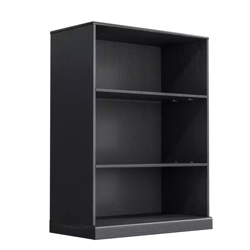 Libreria aperta senza ante/mobile contenitore in legno nero – Unità singola
