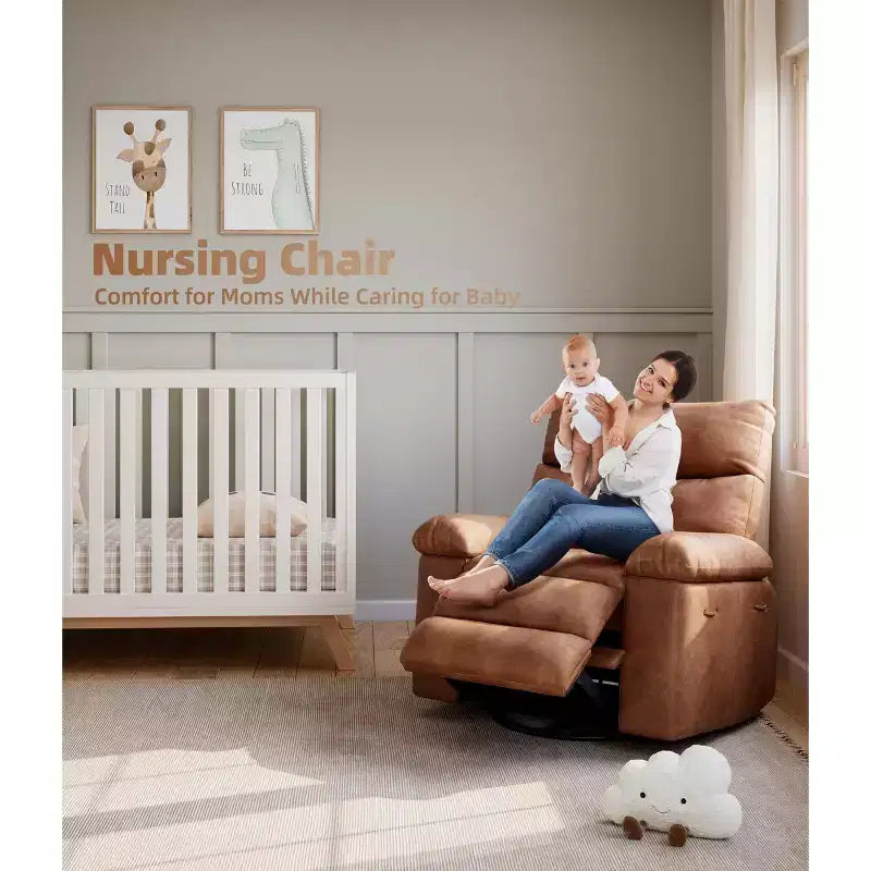 Ampia poltrona reclinabile manuale con calore e massaggio, in pelle PU – Beige/Nero/Caffè/Grigio/Retrò/Marrone chiaro, seduta singola