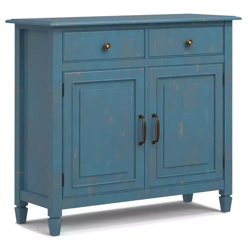 Hampshire Solid Wood Entryway Storage Cabinet