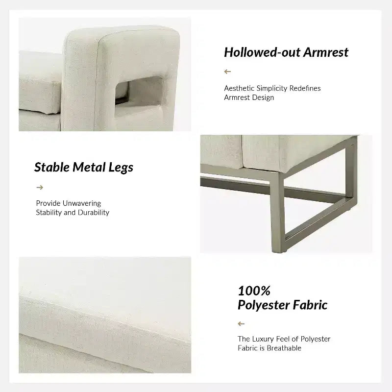 Panca Contenitore Imbottita, Beige/Blu/Grigio/Lino/Blu marino, Rettangolare