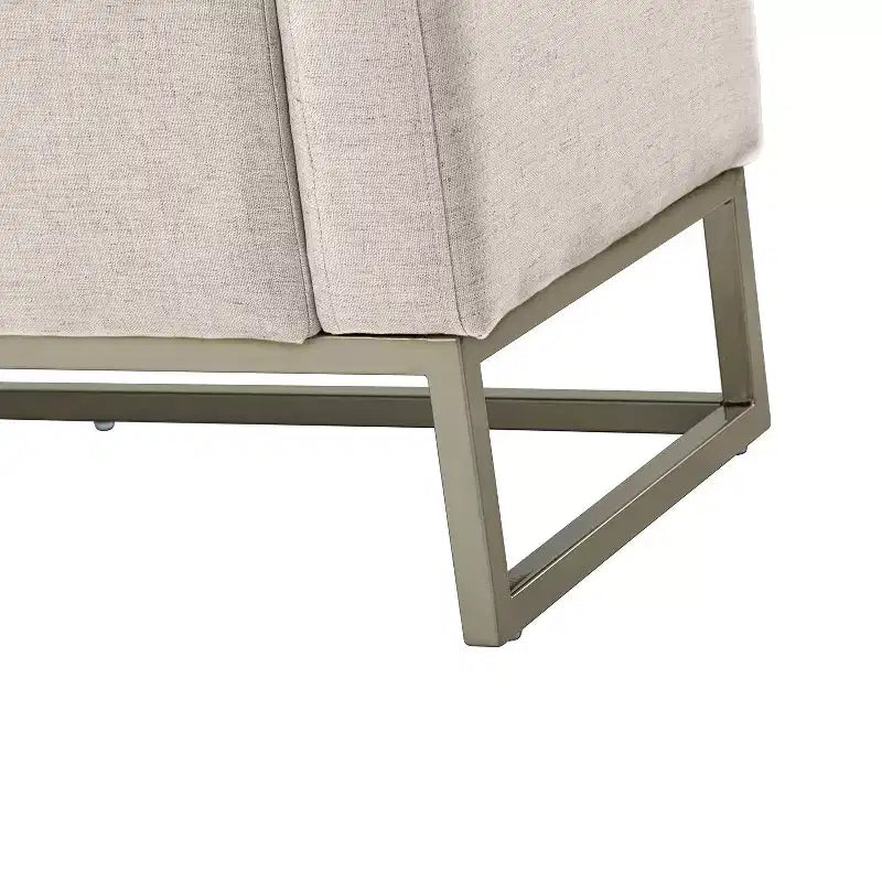 Panca Contenitore Imbottita, Beige/Blu/Grigio/Lino/Blu marino, Rettangolare